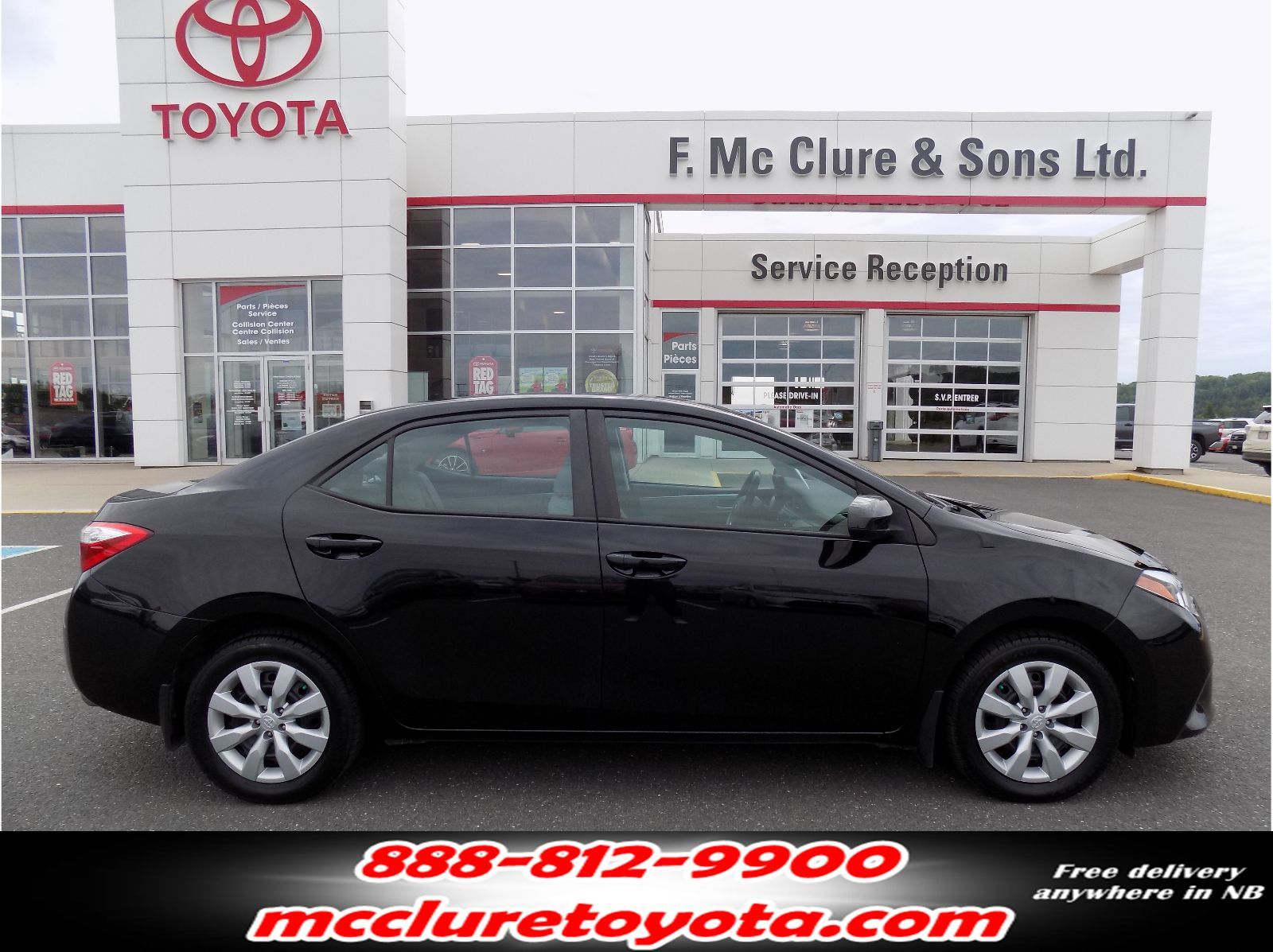 Used 2014 Toyota Corolla Le Free Winter Tires In Grand Falls