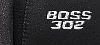 2012 Ford Mustang - Charcoal Black Unique Cloth with grey embroidered BOSS 302 logo