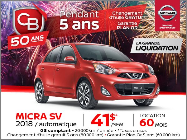 Micra SV 2018