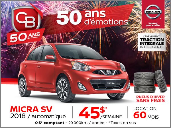 Micra SV 2018 automatique