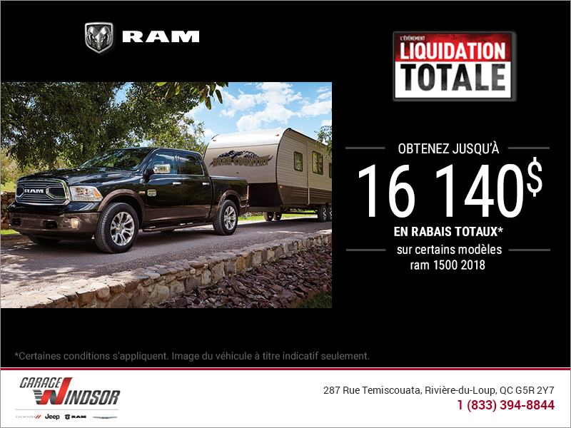 L'événement liquidation totale de RAM L'événement liquidation totale de RAM