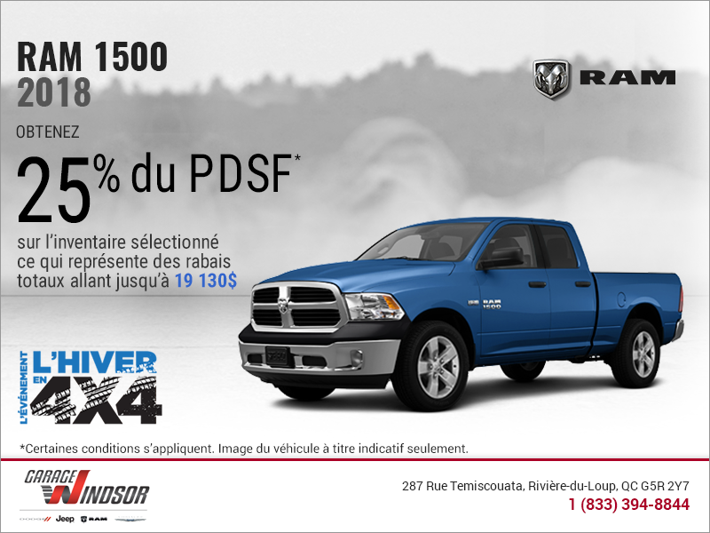 Procurez-vous le RAM 1500 2018 Procurez-vous le RAM 1500 2018