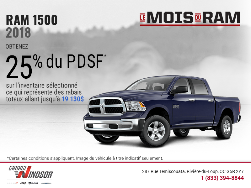 Procurez-vous le RAM 1500 2018 Procurez-vous le RAM 1500 2018