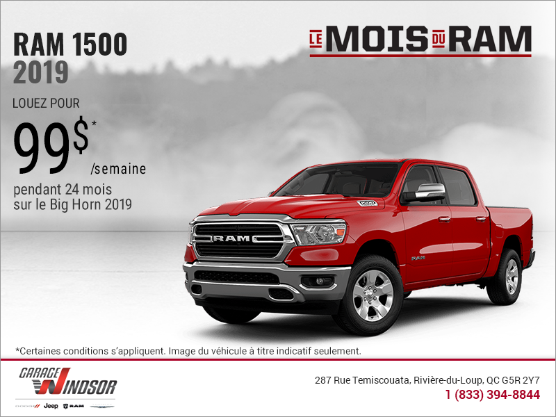 Procurez-vous le RAM 1500 2019 Procurez-vous le RAM 1500 2019