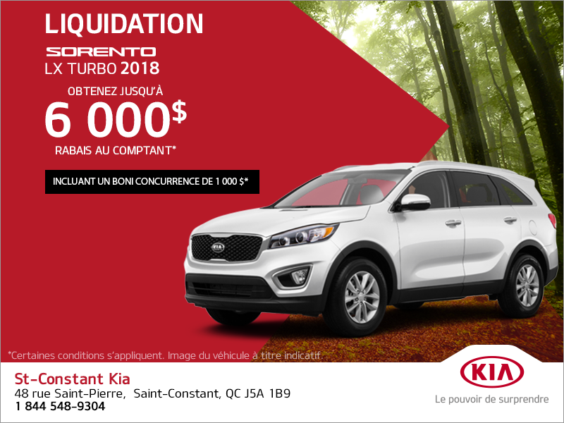 Le Kia Sorento 2018