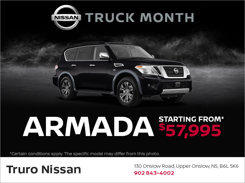 Get a brand new Nissan Armada Today!