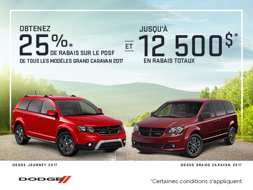 Offres spéciales Dodge en juin!