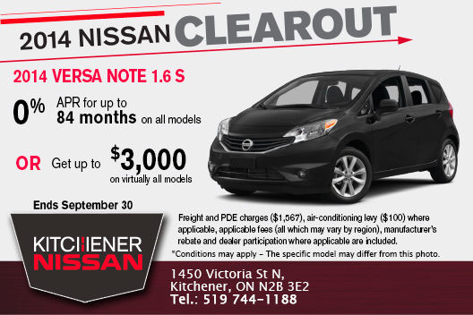 Nissan ontario promotions #6