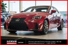 2018 Lexus IS 300 F SPORT II AWD; CUIR TOIT GPS LSS+