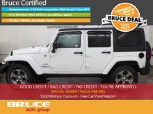 2016 Jeep Wrangler UNLIMITED SAHARA 3.6L 6 CYL MANUAL 4X4 - 4 DOOR