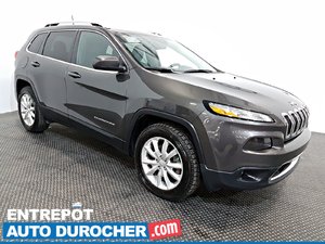 Cherokee 2017 Jeep Limited AWD NAVIGATION - A/C - Caméra de Recul - - Sièges Chauffants