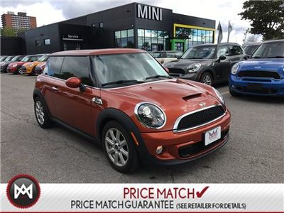 2012 MINI Cooper S SPICE ORANGE COOPER S BLACK HEADLIGHTS XENONS SUNROOF LOW KM