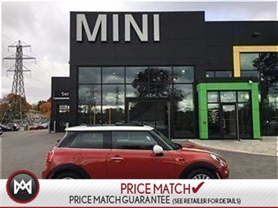 2014 MINI Cooper BLAZING FIRE RED 6SPEED MANUAL TRANSMISSION PANORAMIC SUNROOF LEATHERETTE
