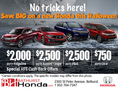 Save on a New Honda this Halloween