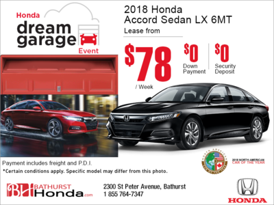 Lease the 2018 Honda Accord Sedan!