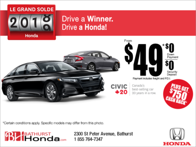 The Honda 2018 model clearout!