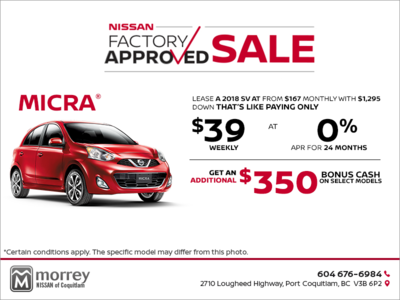 Get the 2018 Micra Today!