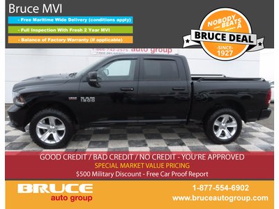 2015 Dodge RAM 1500 Sport 5.7L 8 CYL HEMI AUTOMATIC 4X4 CREW CAB | Bruce Hyundai