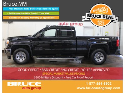 2015 GMC Sierra 1500 WT 4.3L 8 CYL AUTOMATIC 4X4 EXTENDED CAB | Bruce Hyundai