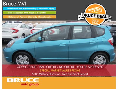 2013 Honda Fit LX 1.5L 4 CYL I-VTEC 5 SPD MANUAL FWD 5D HATCHBACK | Bruce Chevrolet Buick GMC Middleton