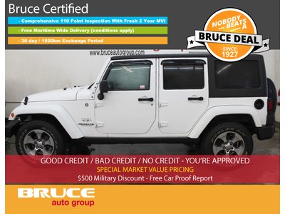 2016 Jeep Wrangler UNLIMITED SAHARA 3.6L 6 CYL MANUAL 4X4 - 4 DOOR | Bruce Ford