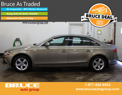 2009 Audi A4 2.0L 4CYL QUATTRO AWD 4D SEDAN