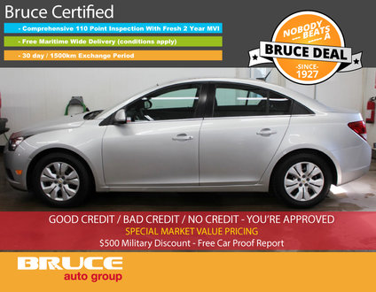 2014 Chevrolet Cruze LT 1.4L 4 CYL TURBOCHARGED AUTOMATIC FWD 4D SEDAN