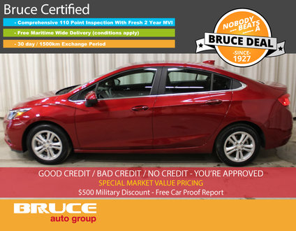 2017 Chevrolet Cruze LT - REMOTE START / HEATED SEATS / SUN ROOF