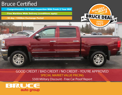 2016 Chevrolet Silverado 1500 LTZ 5.3L 8 CYL AUTOMATIC 4X4 CREW CAB