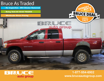 2006 Dodge RAM 1500 4.7L 8 CYL AUTOMATIC 4X4 QUAD CAB