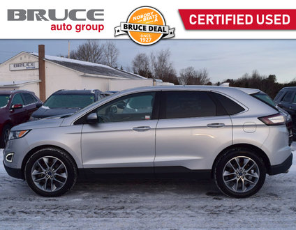 2015 Ford Edge TITANIUM - LEATHER INTERIOR / AWD / NAVIGATION