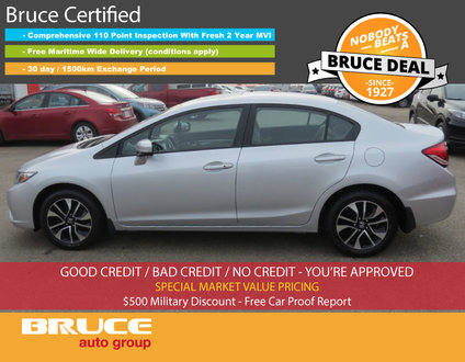 2015 Honda Civic EX - SUN ROOF / HEATED SEATS / BACK-UP CAMERA