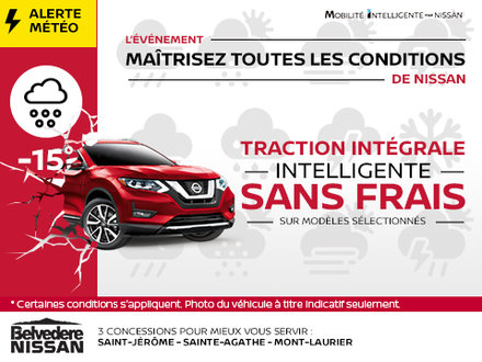 L'événement Maîtrisez toutes les conditions de Nissan