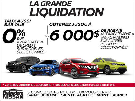 La Grande Liquidation 2018 de Nissan