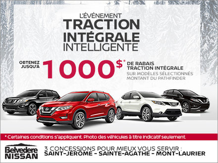 L'événement Traction Intégrale Intelligente de Nissan!