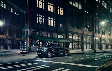 The 2019 Chevrolet Silverado unveiled at the North American International Auto Show