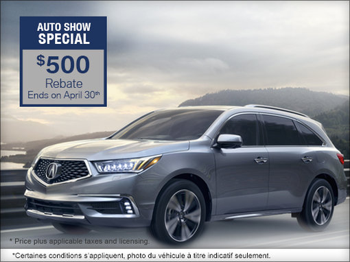 Save on Acura Vehicles During the Ottawa Auto Show