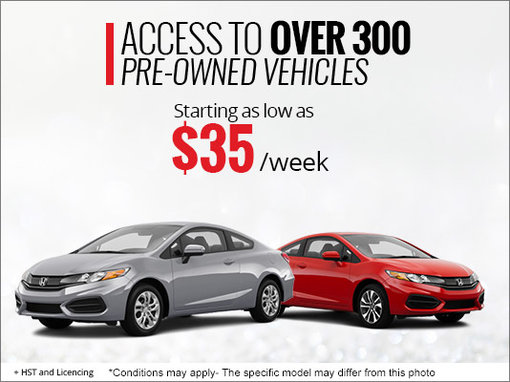 Over 300 Pre-Owned Vehicles