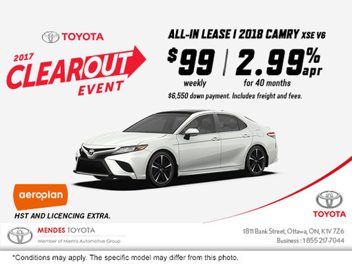 Get the All-New 2018 Toyota Camry!
