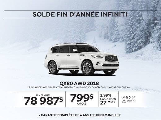 QX80 AWD 2018