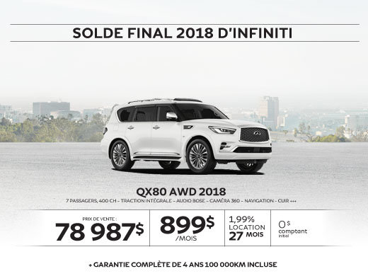 QX80 AWD 2018