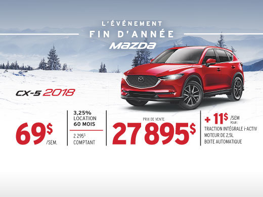 L’ÉVÉNEMENT FIN D’ANNÉE AU GROUPE BEAUCAGE MAZDA - CX-5!