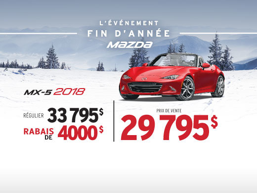L’ÉVÉNEMENT FIN D’ANNÉE AU GROUPE BEAUCAGE MAZDA - MX-5!