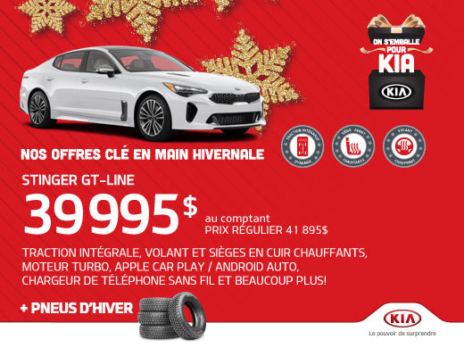 Découvrez la Stinger GT-Line 2019