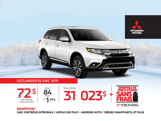 Outlander 2019 à prix liquidation
