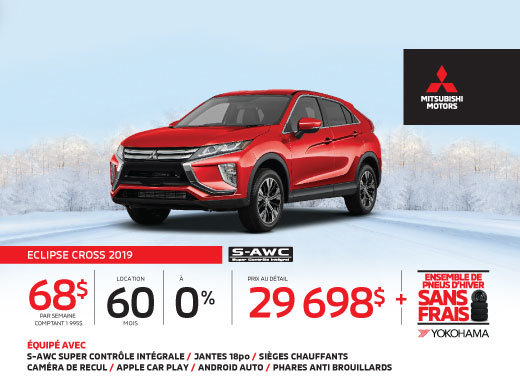 Ensemble de pneus d’hiver sans frais - Mitsubishi Eclipse Cross