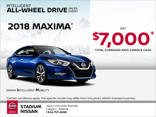 Get the 2018 Nissan Maxima Today!
