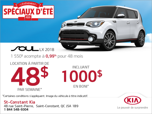 Le Kia Soul 2018