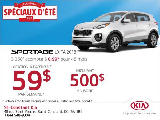 Le Kia Sportage 2018