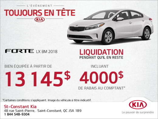La Kia Forte 2018